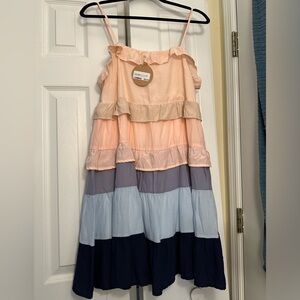 Multicolored Short Dress